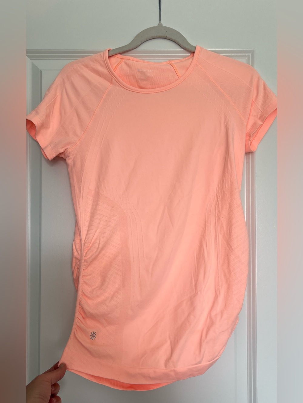 Athleta Short-Sleeve Active Tee in Peach